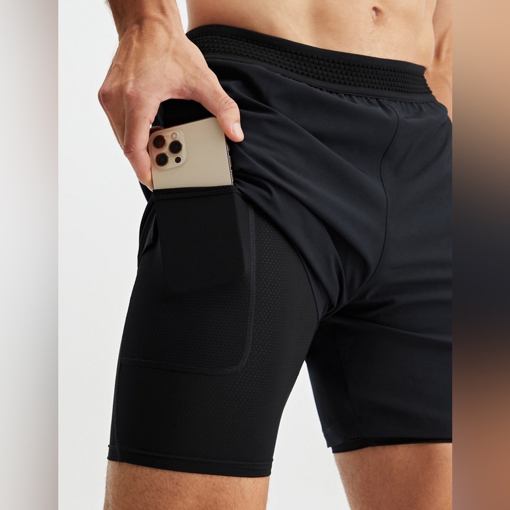 Fabletics The Fundamental Short (lined), large, black